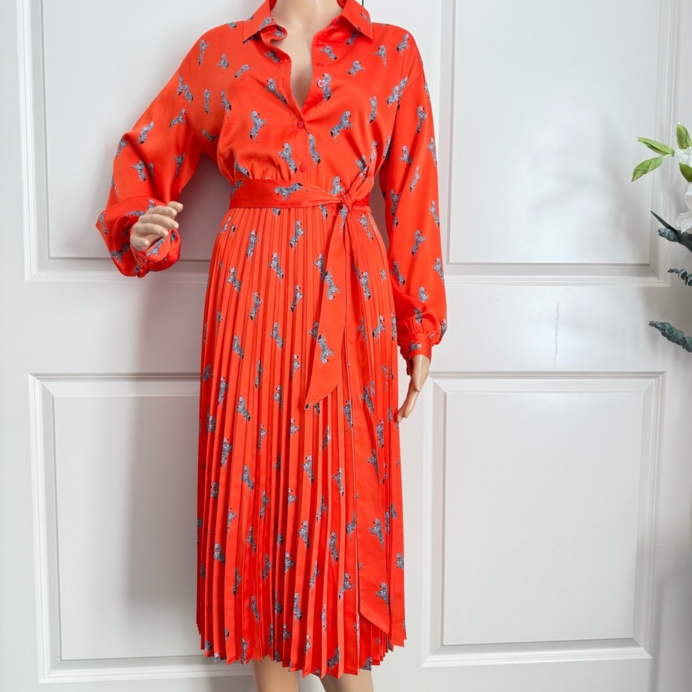 ON-34TH Zebra print Midi Dress - Picture 13 of 16